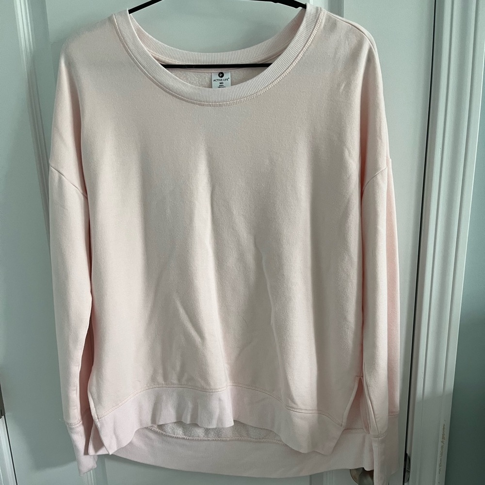 Light Pink Active Life Crewneck